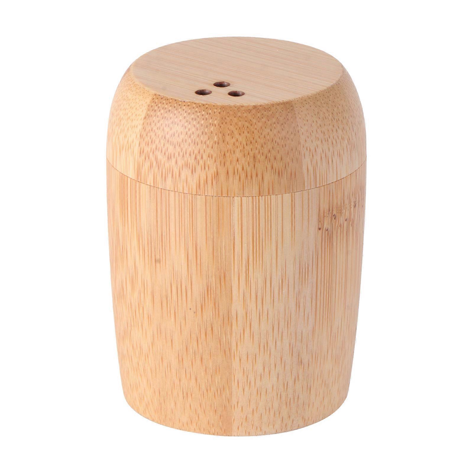 1pc Multifunction Bamboo Storage Box Toothpick Holder for Home