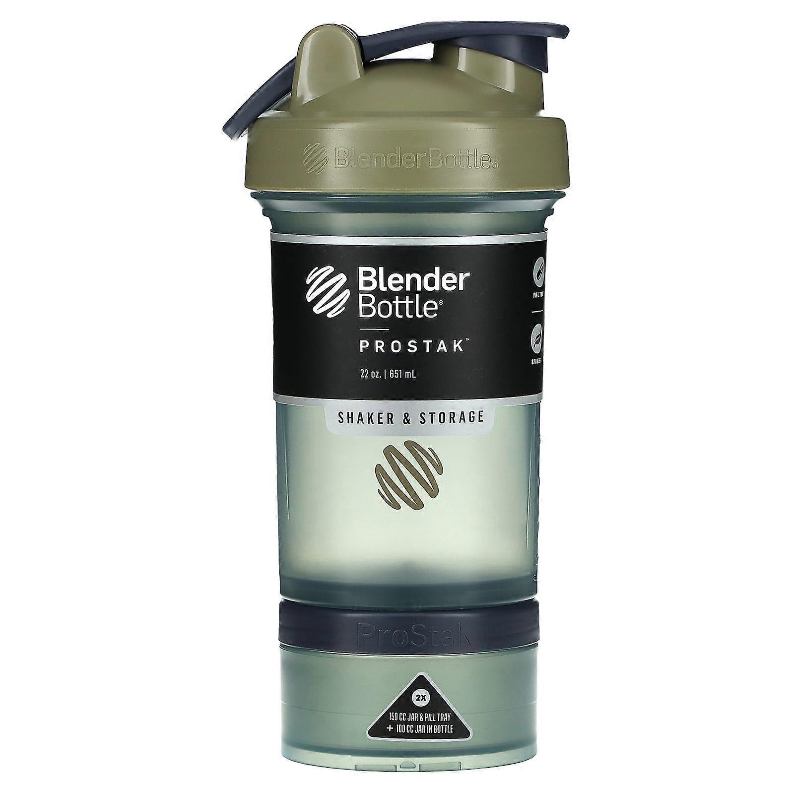Blender Bottle, ProStak, FC Tan, 22 oz (651 ml), 2-Pack