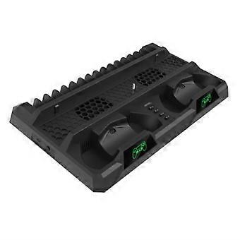 1 Pc for PS4 Slim Pro Cooling Fan Stand with Storage Tray and Bluetooth Controller, Multifunction Vertical Charging Dock