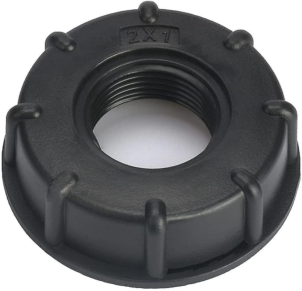 Ibc Tank Adapter S60x6 Coarse Thread Cap To 1" Garden Hose Connector