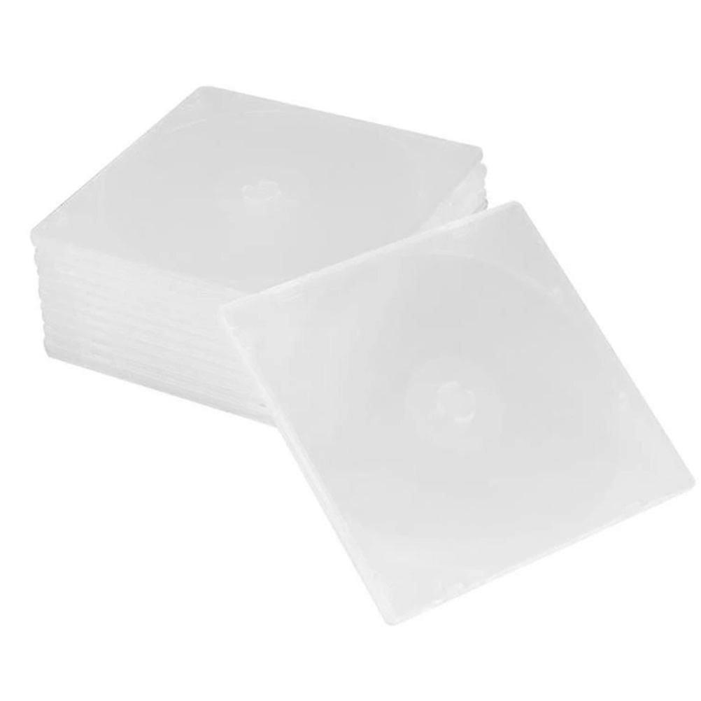 Cd Boxes Plastic Single Cd Boxes for Storage 10Pcs Transparent Dvd Cases