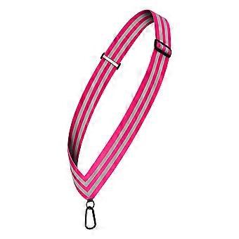 Stretchy Reflective Shoulder Belt Shoulder Strap for Biking Cycling Safe Jogging Walking High Visibilities Reflective Belt  Pink
