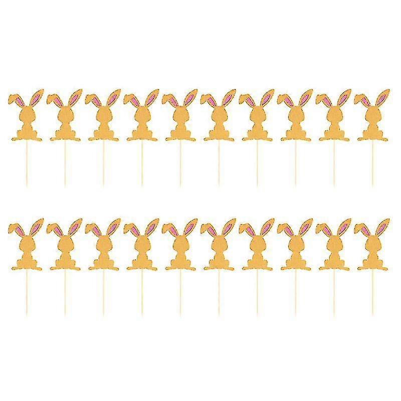 20pcs cake decorations , Rattbit Shape Cake Toppers