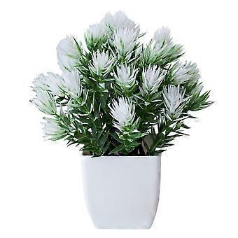 Kunstpflanze Bonsai Anti-Fade Wetterbeständig Feine Verarbeitung Pflegeleicht Farbecht Dekorativ Mehrfarbiger Tisch Mittelstück Topf Künstliche Pla
