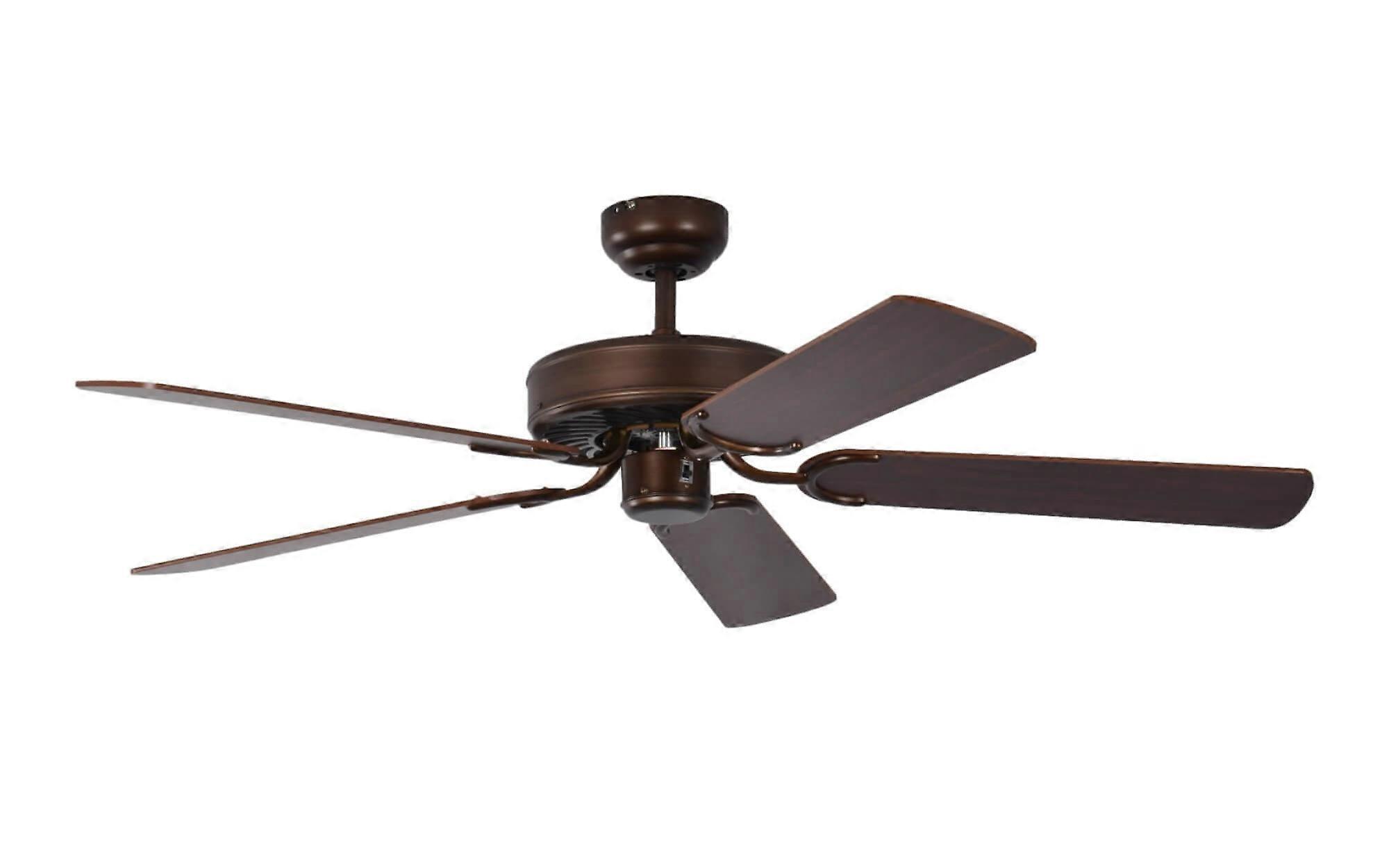 Ceiling fan Potkuri Bronze / Walnut
