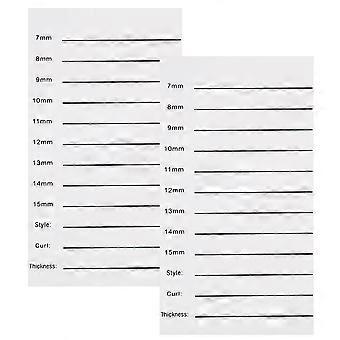 Eyelashes Extension Board White Acrylic Grafting Eyelash Holder 2Pcs