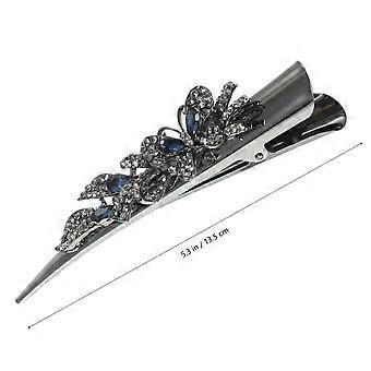 2 PCS Tiara Alligator Clips for Fine Hair Fancy Women Hairpin Miss