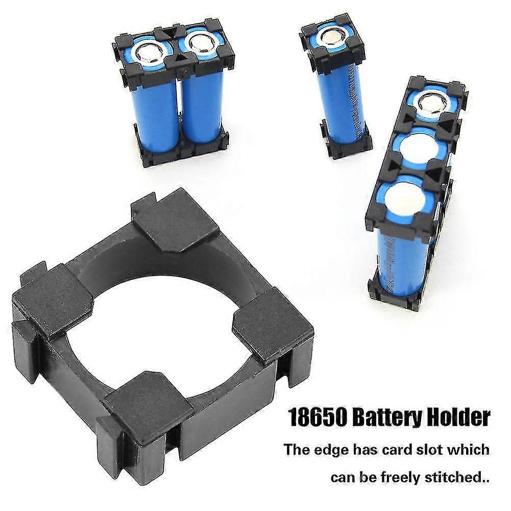 100pcs 18650 Li-Ion   Holder Stand Cylindrical   Pack Bracket