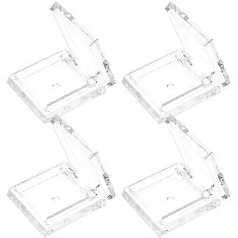 4pcs Refillable Empty Makeup Pans compatible with Eyeshadow & Blusher Durable Square Cosmetic Containers compatible with DIY Beauty Essentials