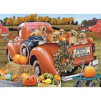 Autumn Puppies Jigsaw Puzzle CYQL-1107