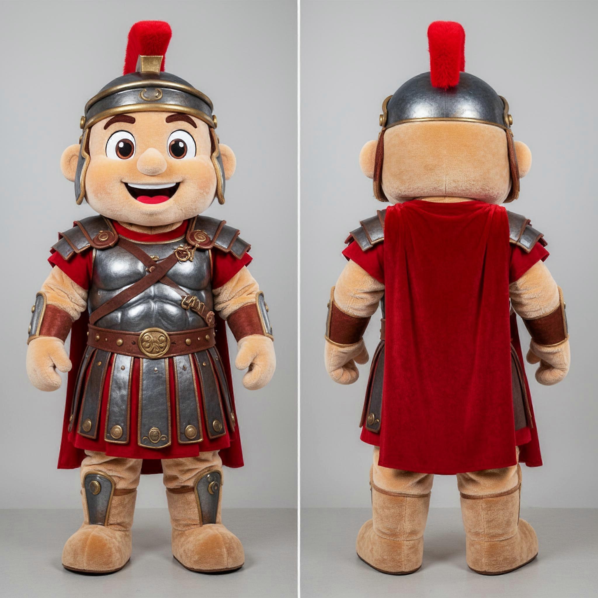 MASTICOT Tan Sturdy Roman Soldier Mascot