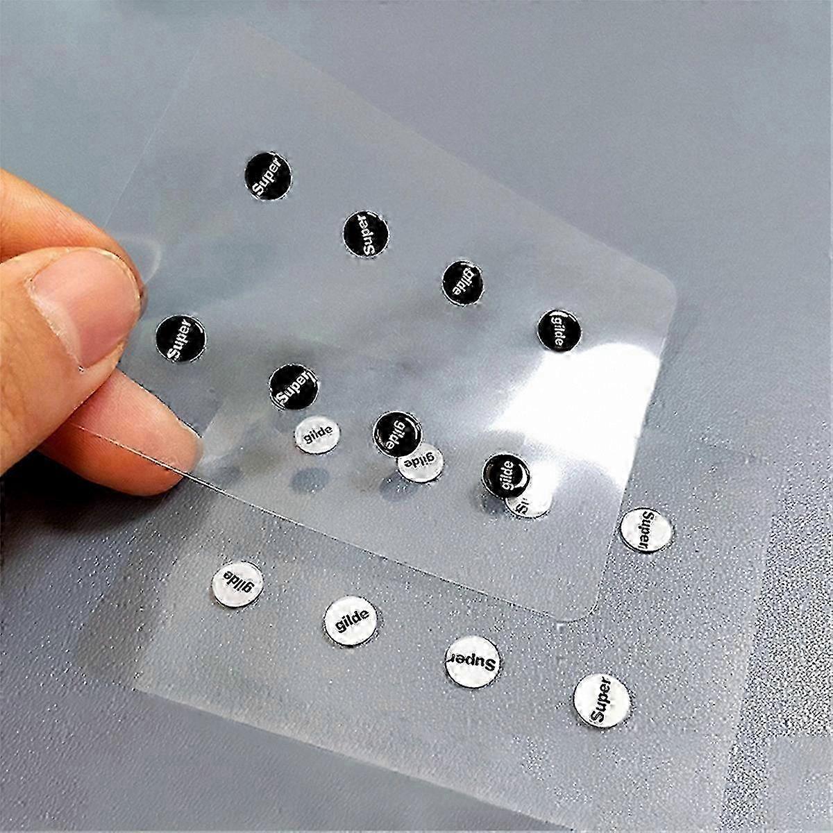Small Round Glass Mouse Skates Sticker Pad