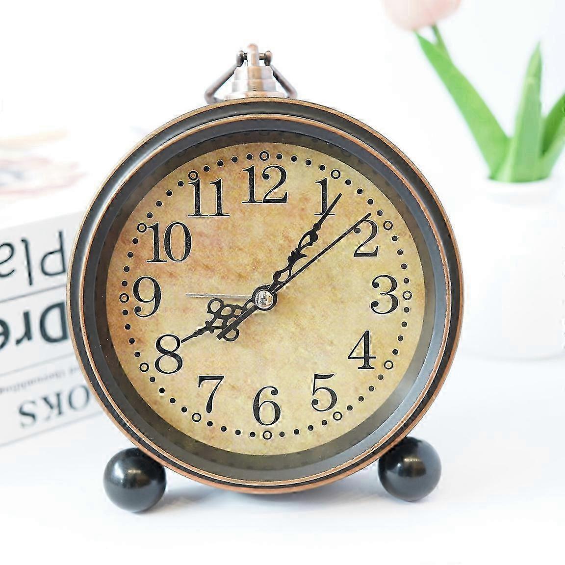 Retro Yellow Silent Large Digital Clock