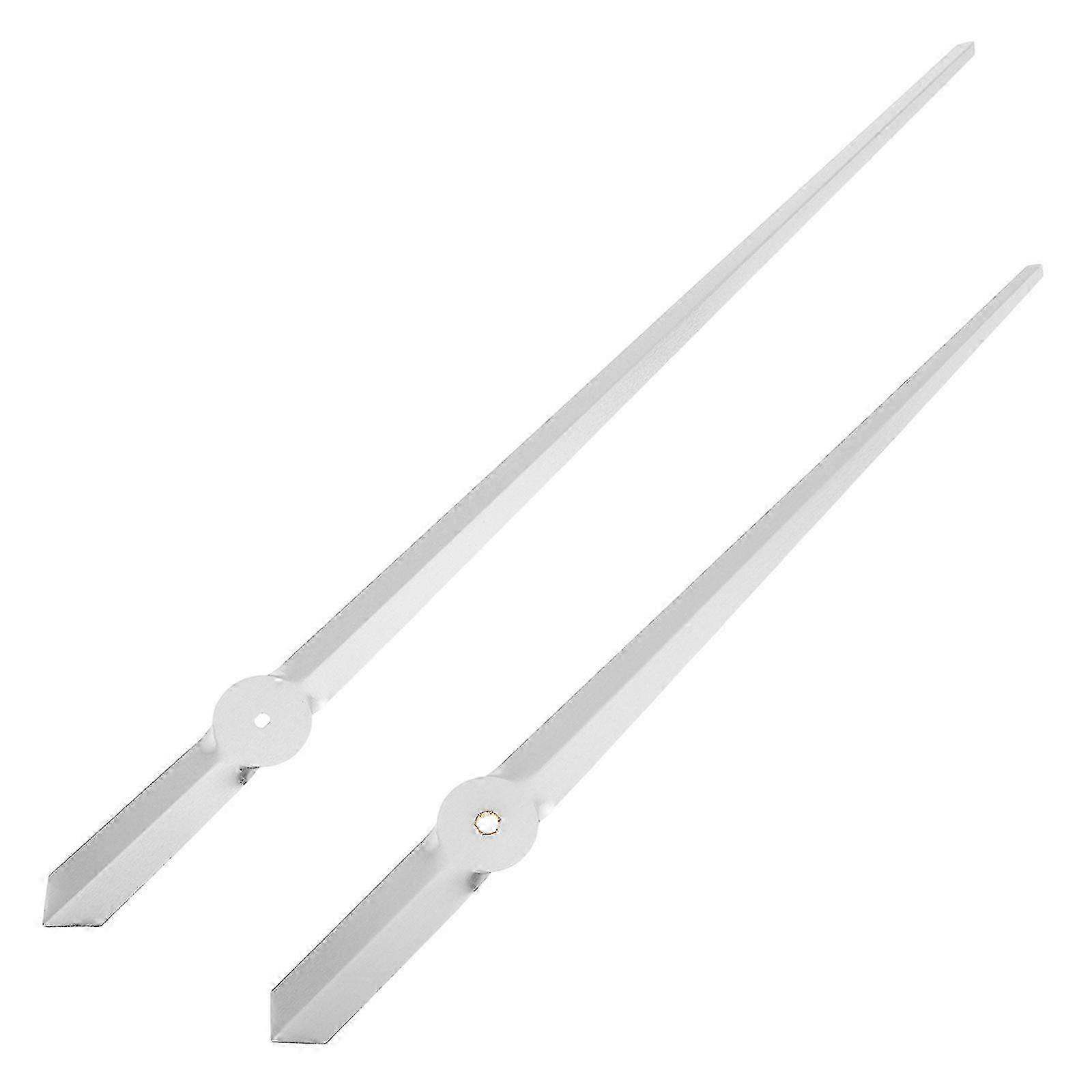 Glossy Silver Aluminium Clock Hands Kit