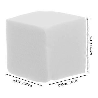 Mini Makeup Sponge for Facial Blending with 100Pcs Manicure Sponge White Blocks