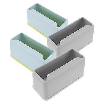 Litter Scoop Holder Cat Plastic Organizer for Home Use 4Pcs Storage Box