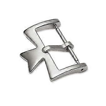 16/18/20mm Stainless Steel Polished Shine Tang Tongue Pin Watch Buckle in Strap compatible with Vacheron Constantin