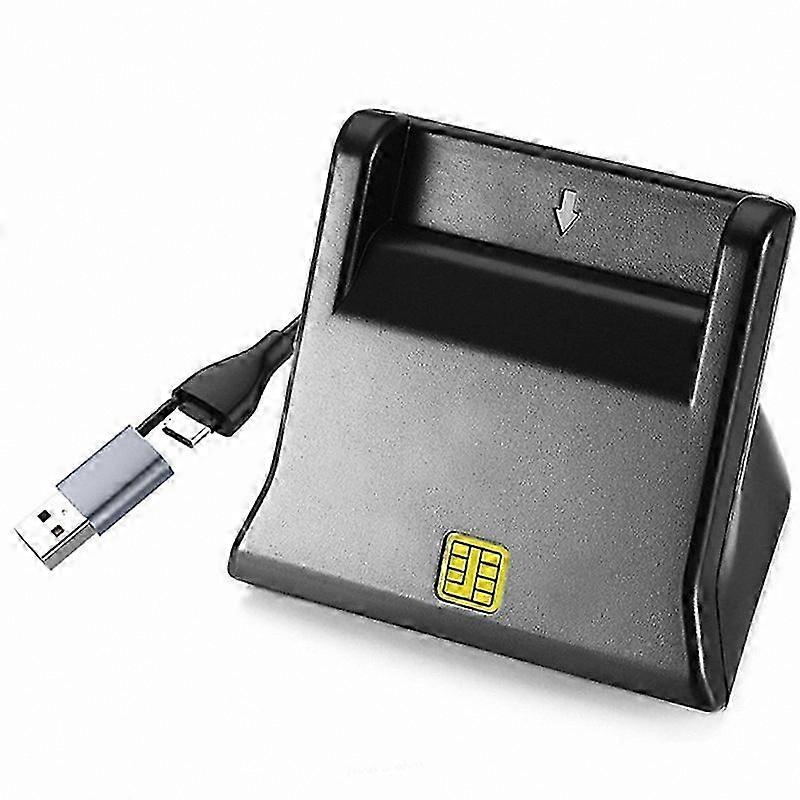 USB Smart Card Reader Compact Metal