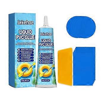 26-27@ 26-27 Inflatable Mattress Repair Set Swimming Circle Air Cushion Camping Leak Patch Kit for PVC Vinyl Inflatables
