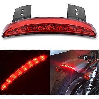 1 x Gray shell motorcycle modified LED tail light, suitable for Harley motorcycle five-line rear brake light / Harley tail light with turn signal