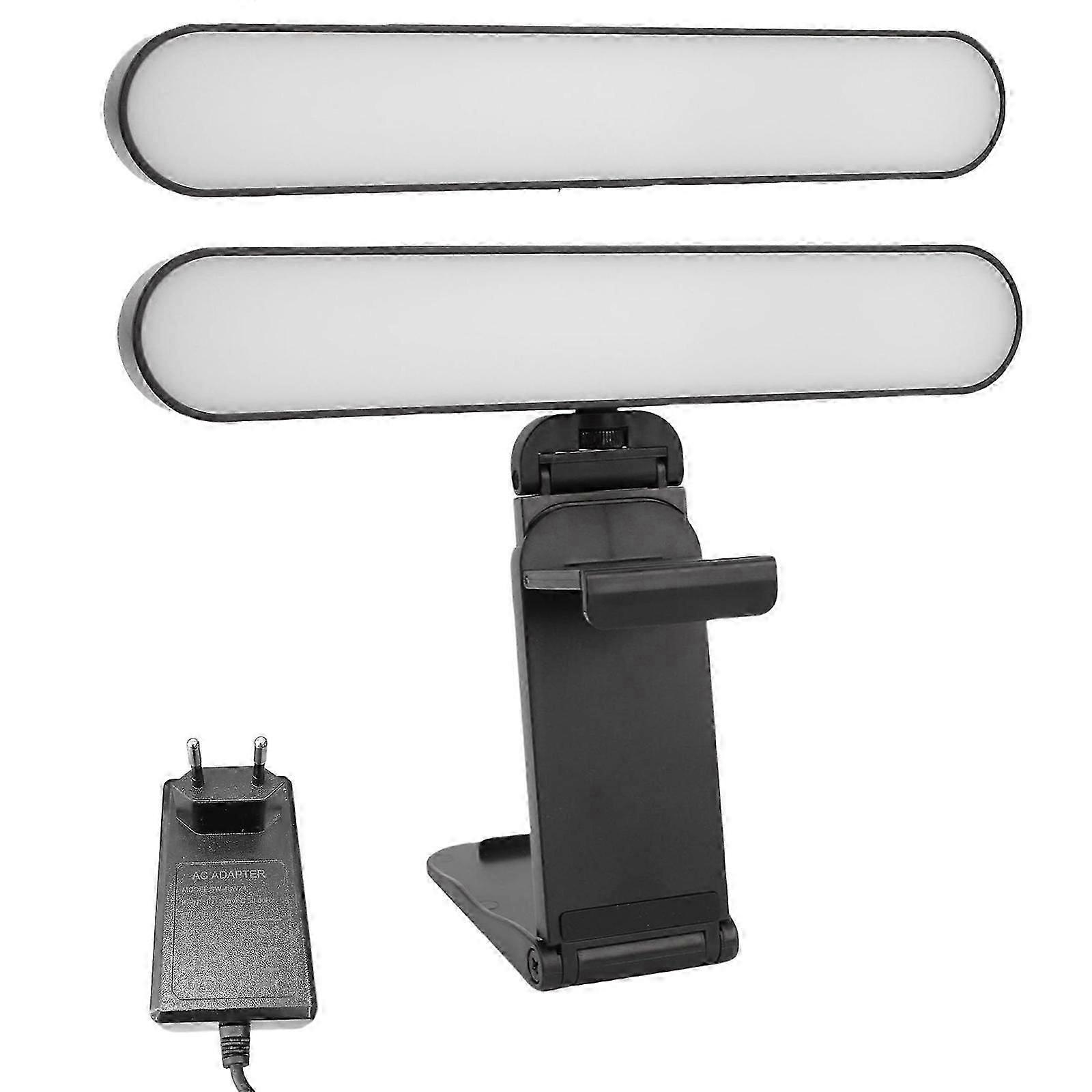 Double LED Studio Light, Adjustable Height, Multicolor, USB Powered, For Content Creation, Video Calls, Live Streaming