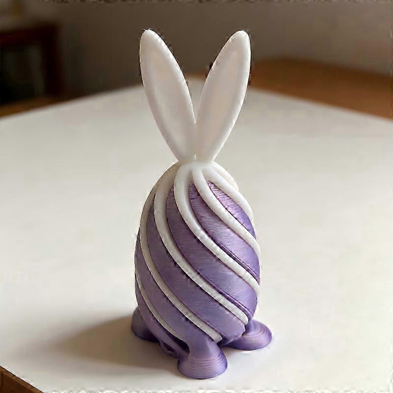 3D Printed Bunny Spiral Easter Toy