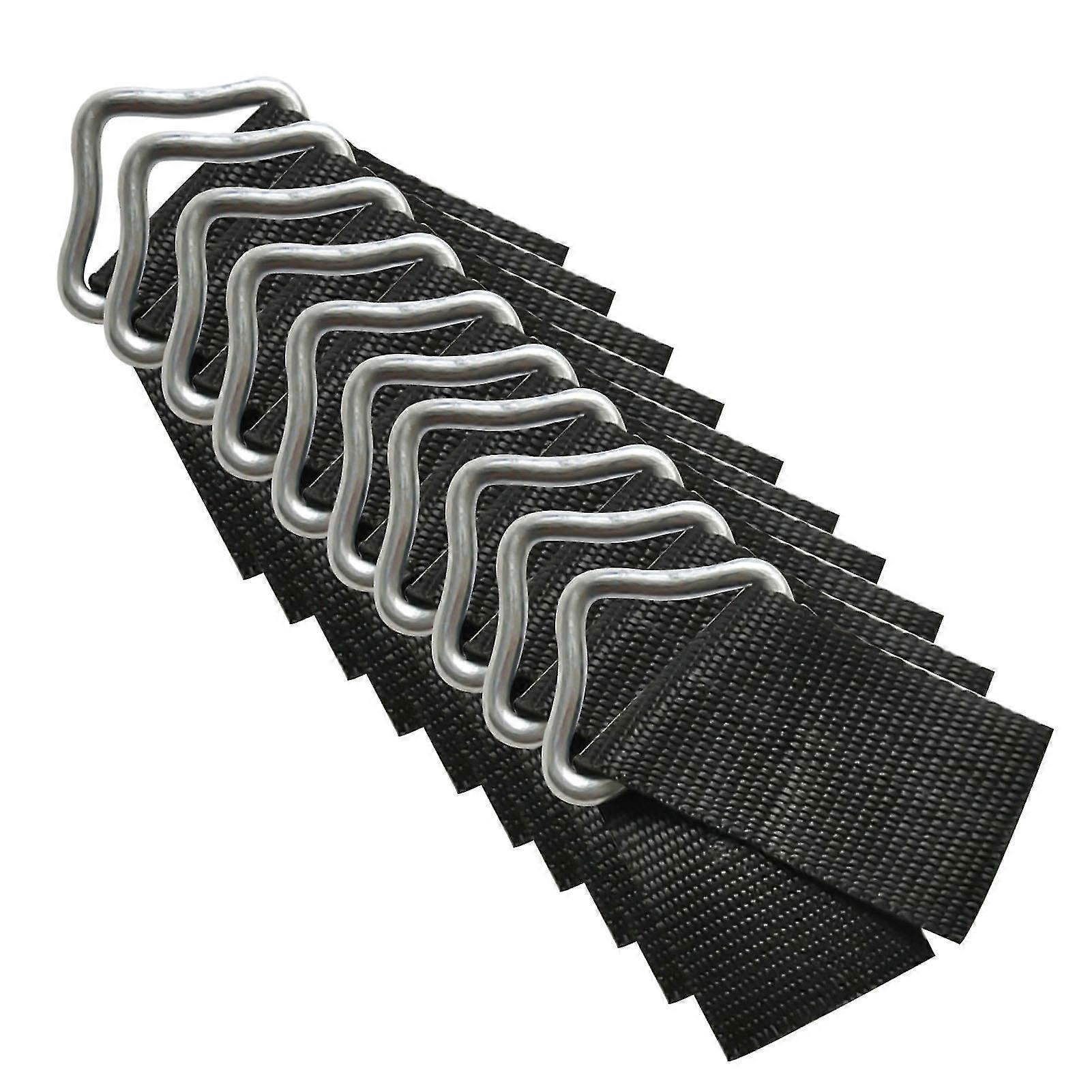 10pcs Trampoline V-Rings Quick Connect Triangle Ring High Strength Spring Buckle