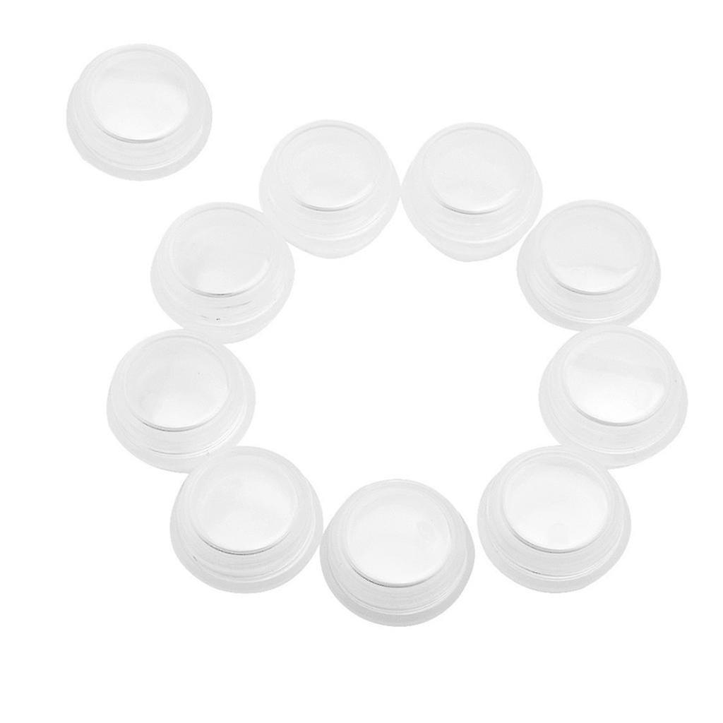 10PCS Cosmetic Empty Jar Pot Makeup Cream Lip Balm Container Box Refillable