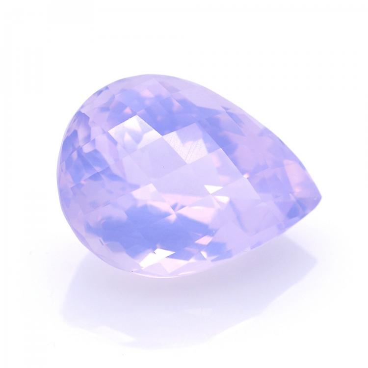 25,40 Ct Amethyst Pear Cut With Chessboard awo20