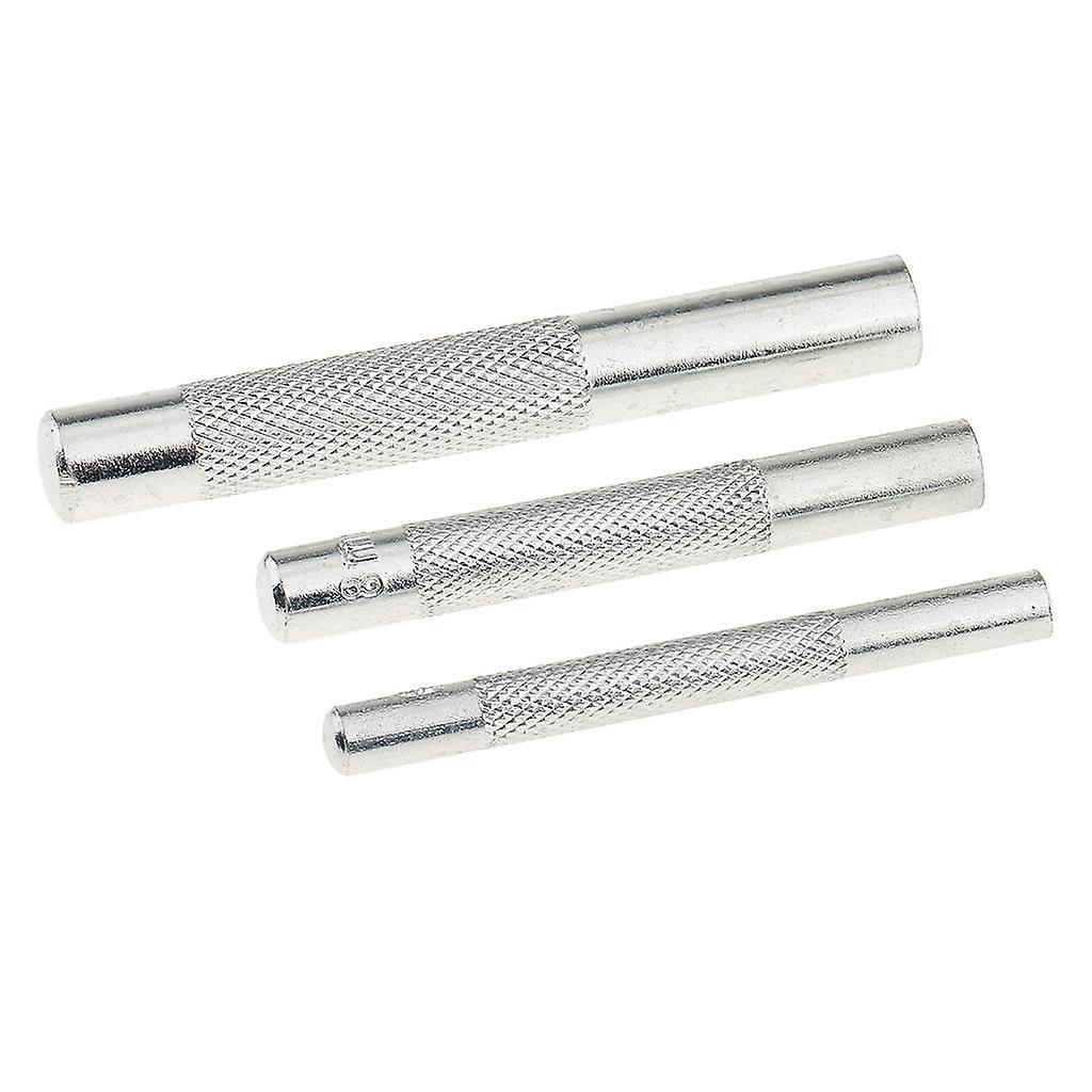 3pcs Die Punch Tools Snaps Fastener Punch Hole Tool for Rivet Button Install