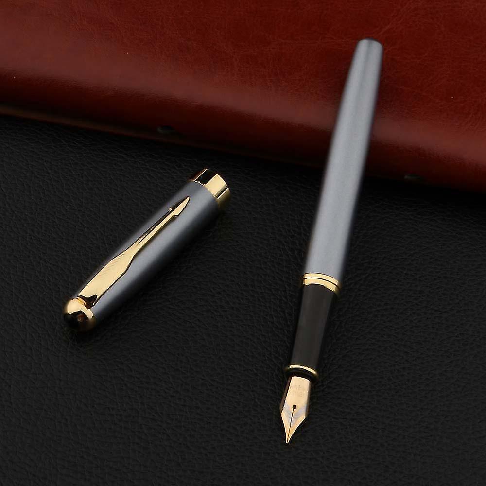 Sky Blue F Nib High Quality Business Metal Fountain Pen