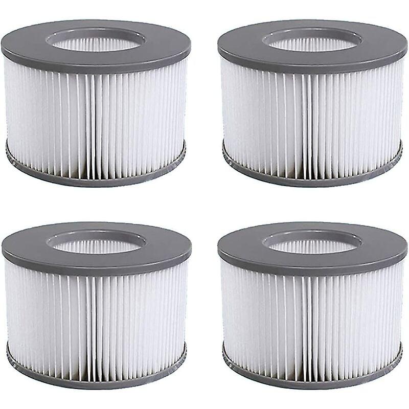 Mscomft 4 Pack Replacement Filters for MSPA Whirlpool filter - Filter Cartridges for Underwater and Hot Spa - For Inflatable Pools - Model from 2020