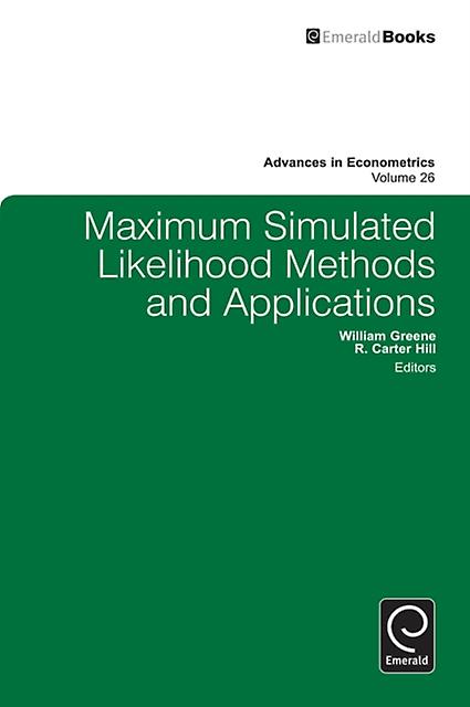 Maximum Simulated Likelihood Methods And Applications Paperback Book