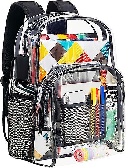 Clear Backpack Heavy Duty PVC Clear Backpack