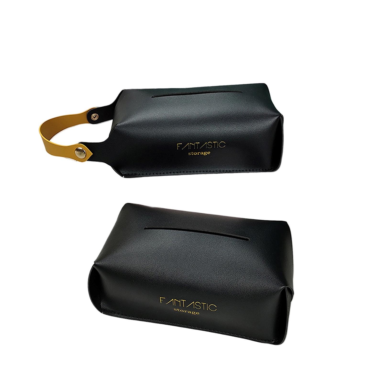 Pu Multipurpose Tissues Box Rectangular Tissue Facial Paper Cover Case Modern Decorative