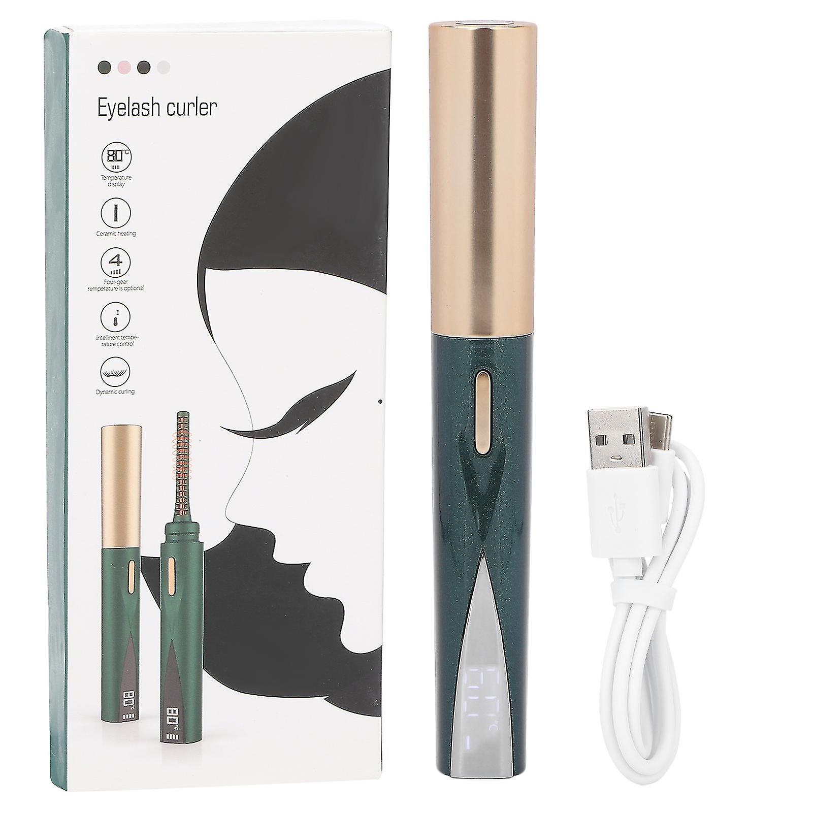 Portable Heated Eyelash Curler Four Temperature Long Lasting Curling Eyelash Curler