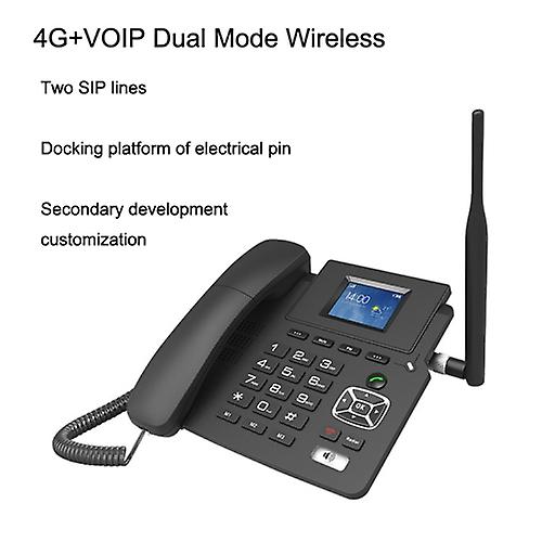 P03 4G + VoIP Dual Mode Bezdrôtová pevná linka Sip sieťový telefón IP Podnikový kancelársky telefón Bezdrôtová pevná linka