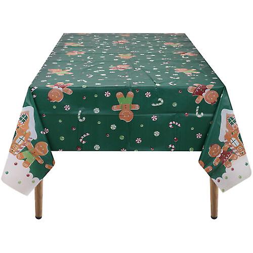 Rectangle Pvc Christmas Tablecloth