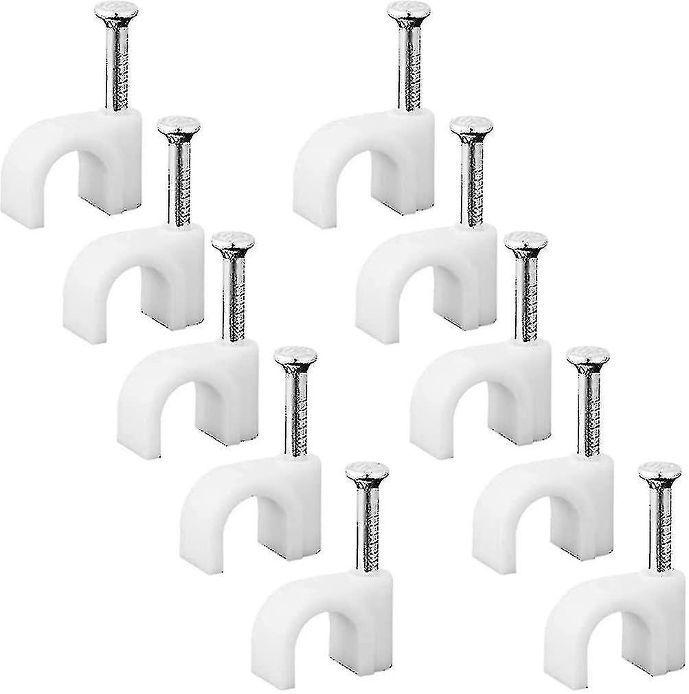 Round Cable Clips, 100 Pieces Cable Clips For Electrical Wire Organize