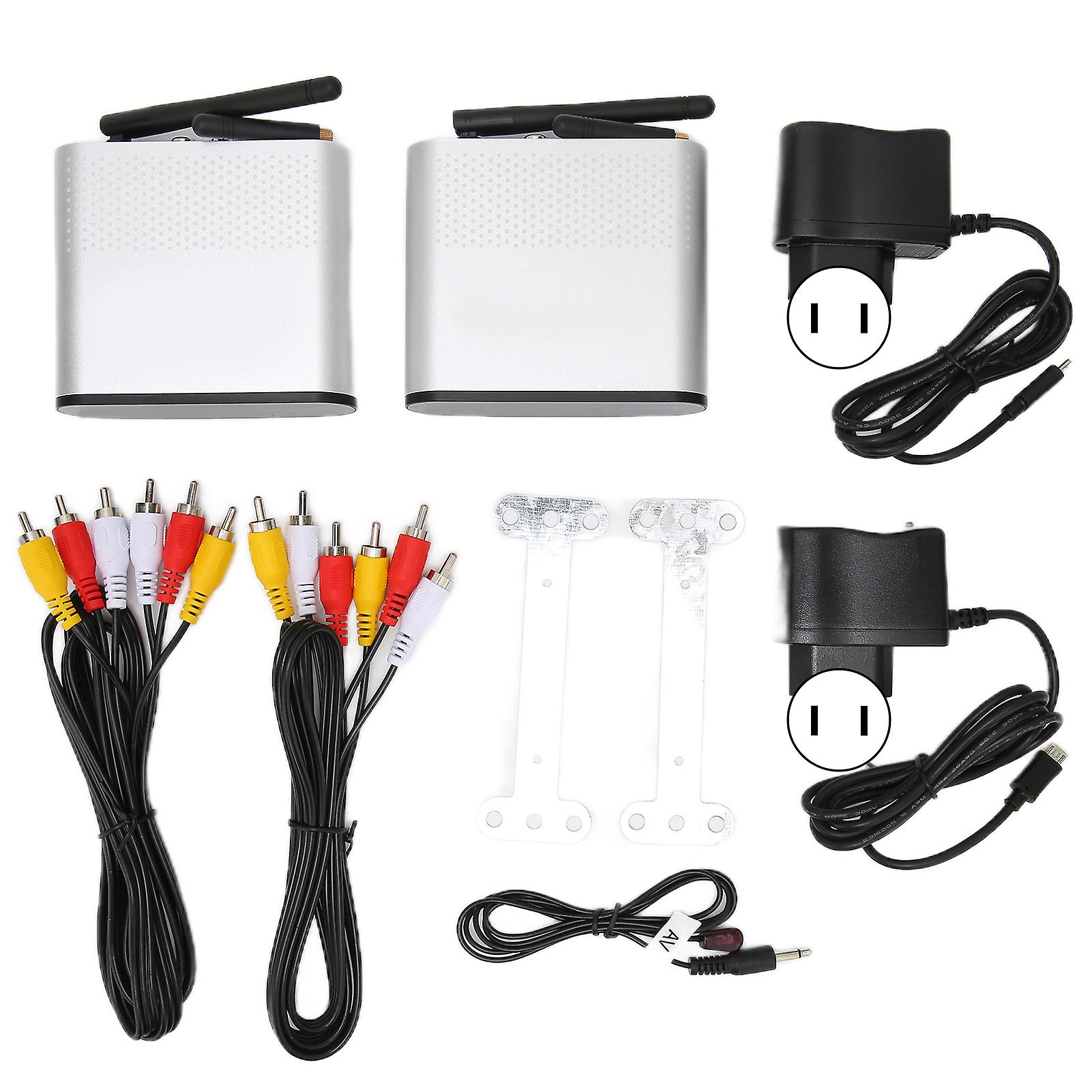 Wireless Audio Video Transmitter and Receiver for DVD, DVR, IPTV – 2.4GHz, US Voltage