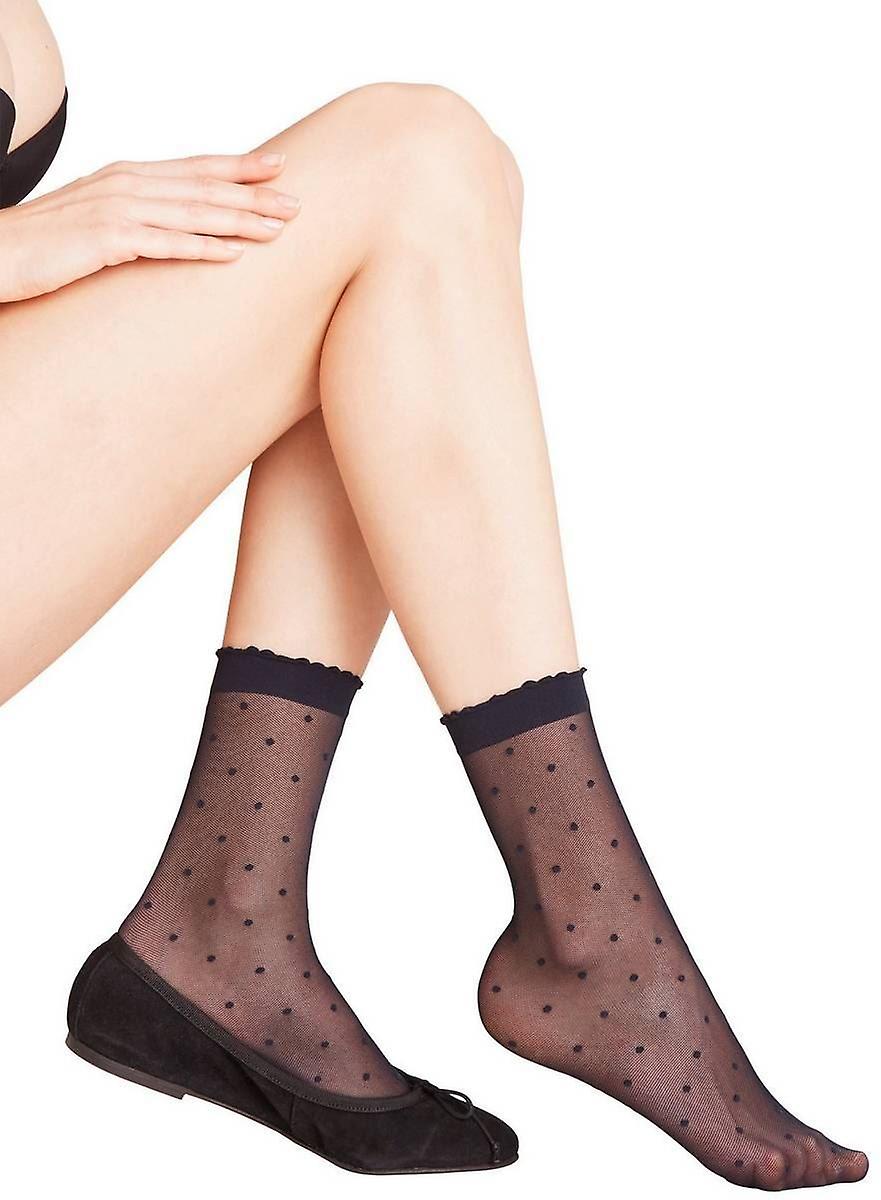 Falke Dot 15 Denier Anklet Rajstopy - Marynarka Wojenna Marynarki Wojennej