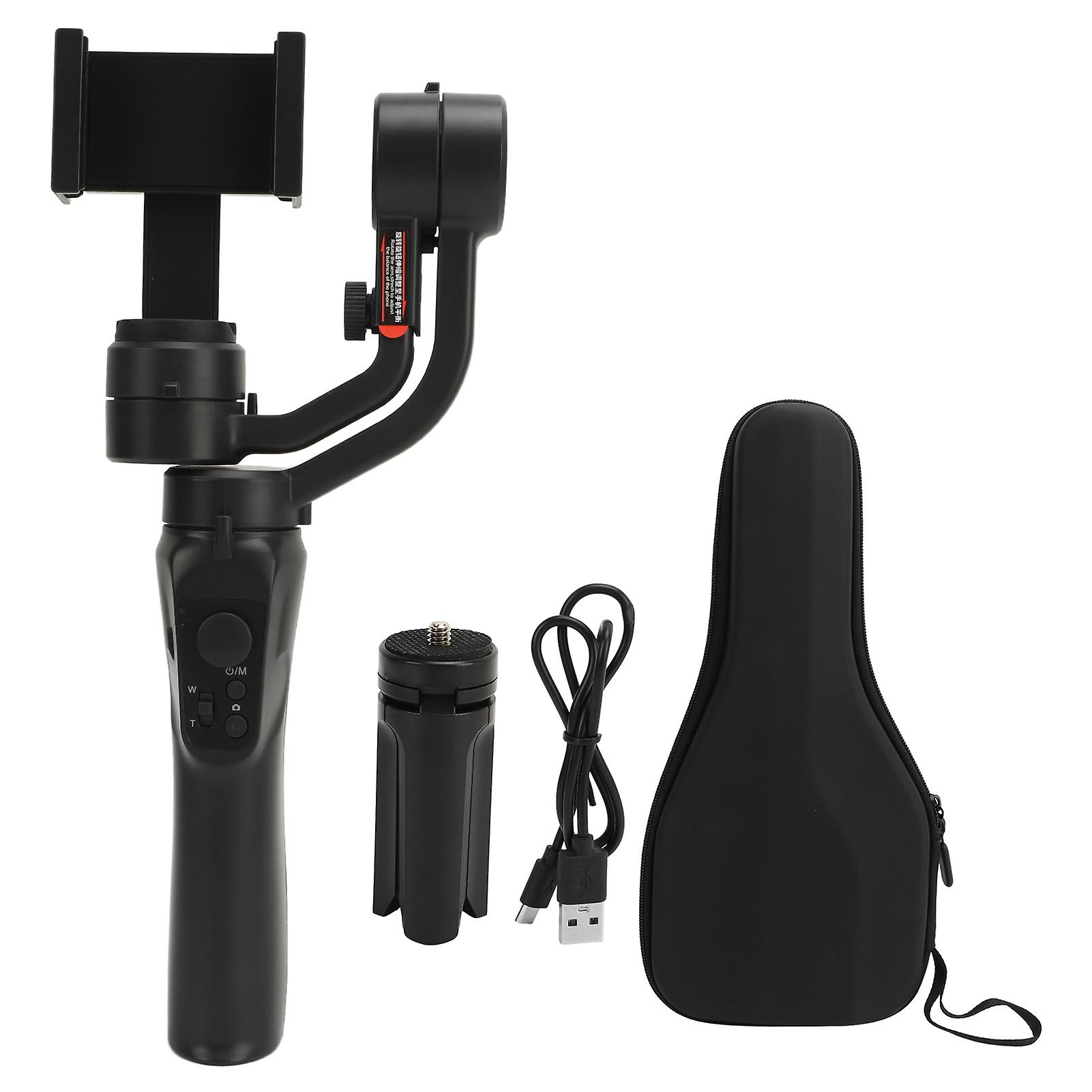 3-Axis Handheld Phone Stabilizer with Tripod: Intelligent Tracking, Anti-Shake, Long Battery