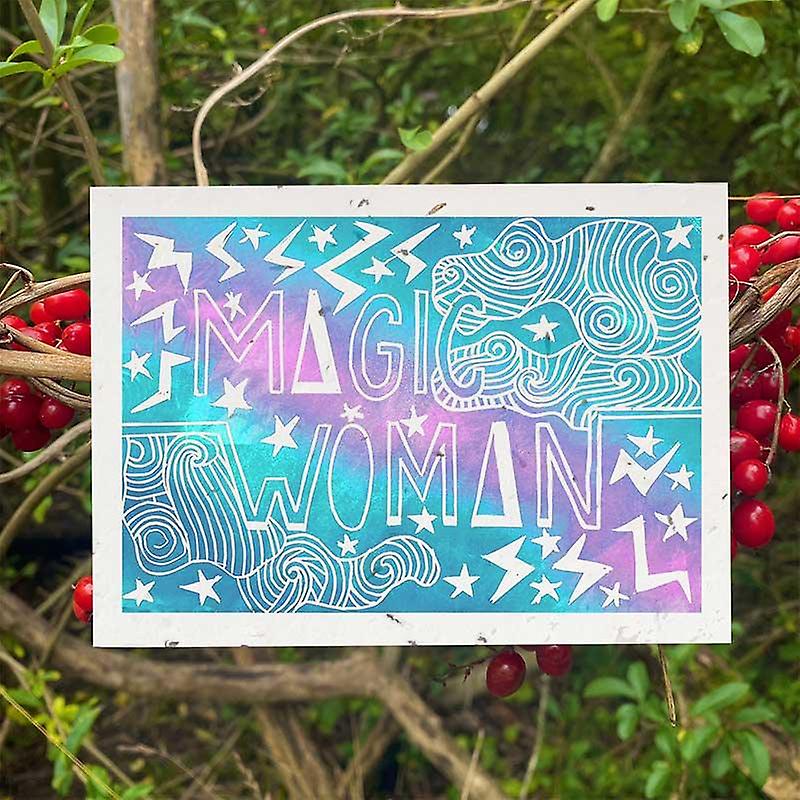 Magic Woman - Plantable Wildflower Seed Card