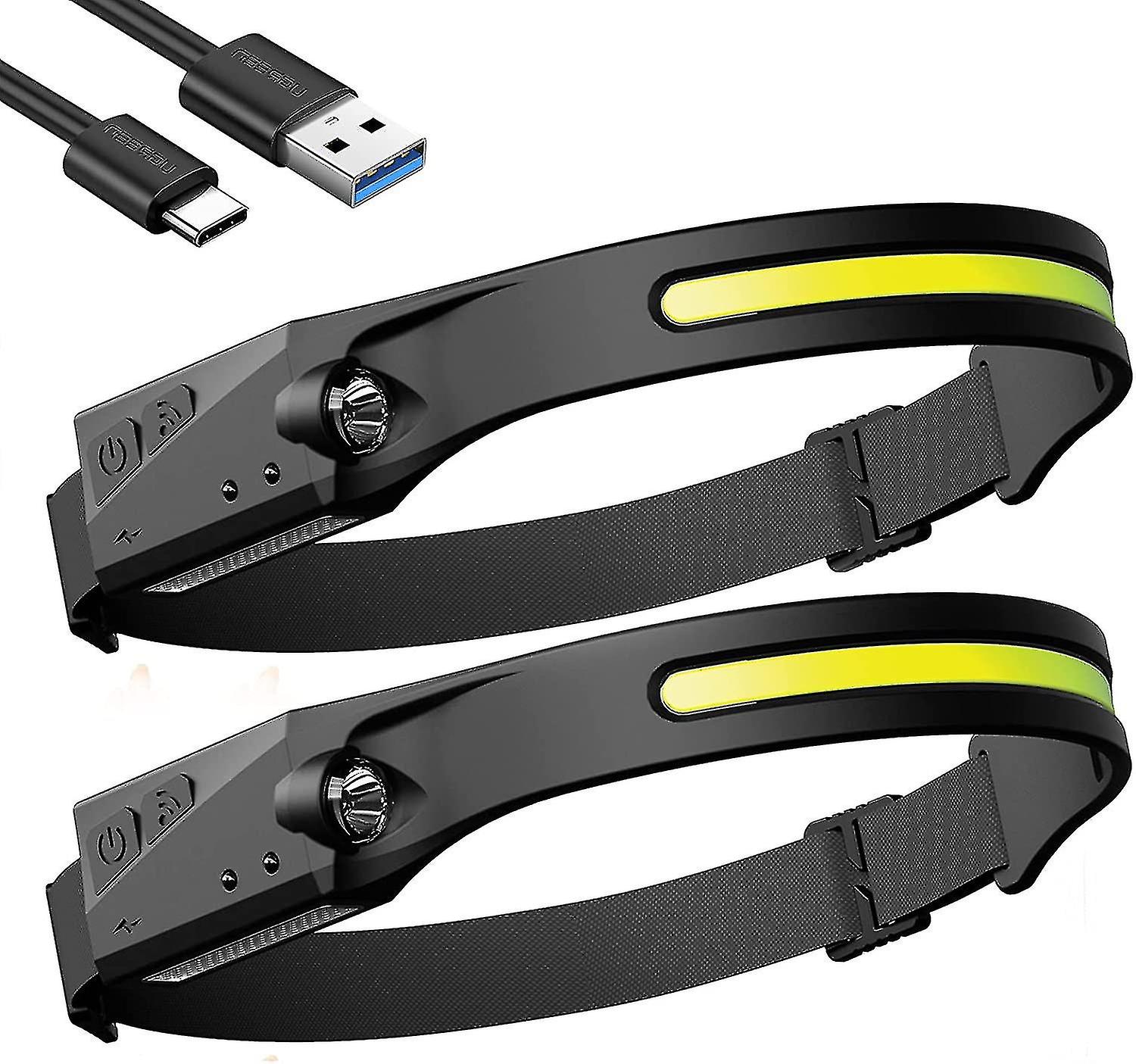 Powerful Rechargeable Led Head Torch Ipx4 Waterproof Head Torch Running And Night Fishing