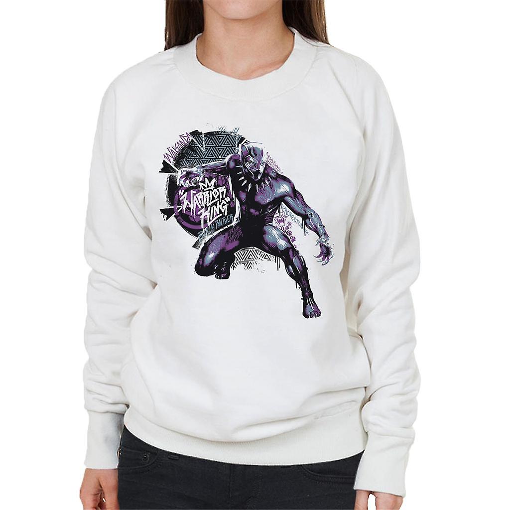 Marvel Black Panther Wakandan Warrior King Women's Sweatshirt