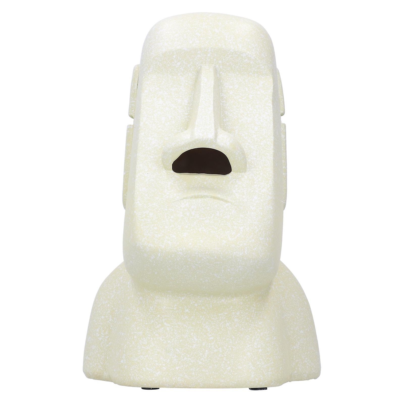 Tissue Box Figurines Easter Stone People Face Statue Napkin Case Home Office Decor Resin Craftwork