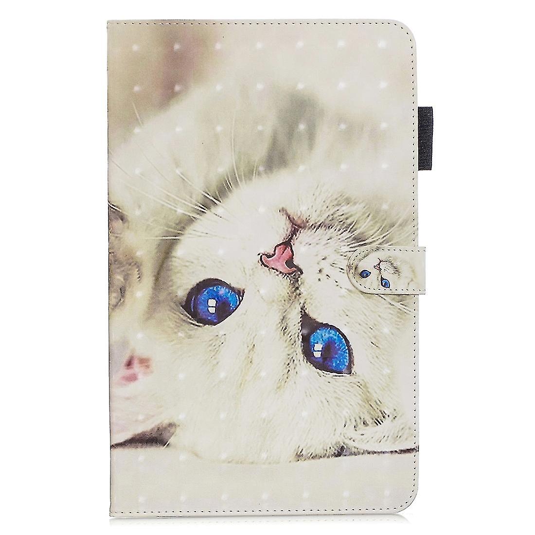 Leather Case For Ipad Mini2019 White Cat