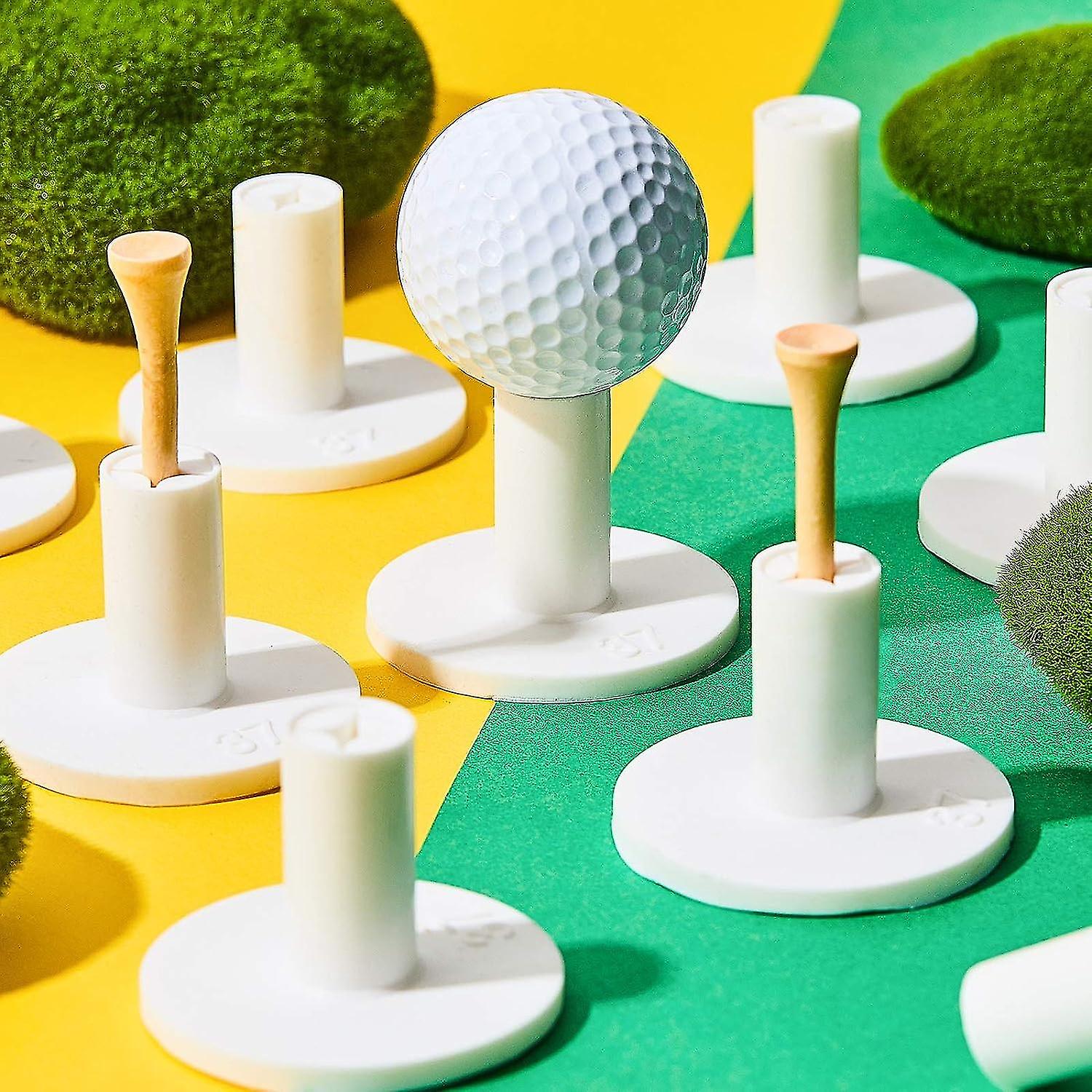 10 Set Golf Rubber Tee Holder Set For Driving Range Golf …
