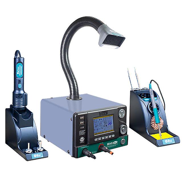 Cxg Des H93 Air Purifier Soldering Station Hot Air Gun Smart High Frequency Electric Soldering Iron Absorb Toxic Gases 3 In 1