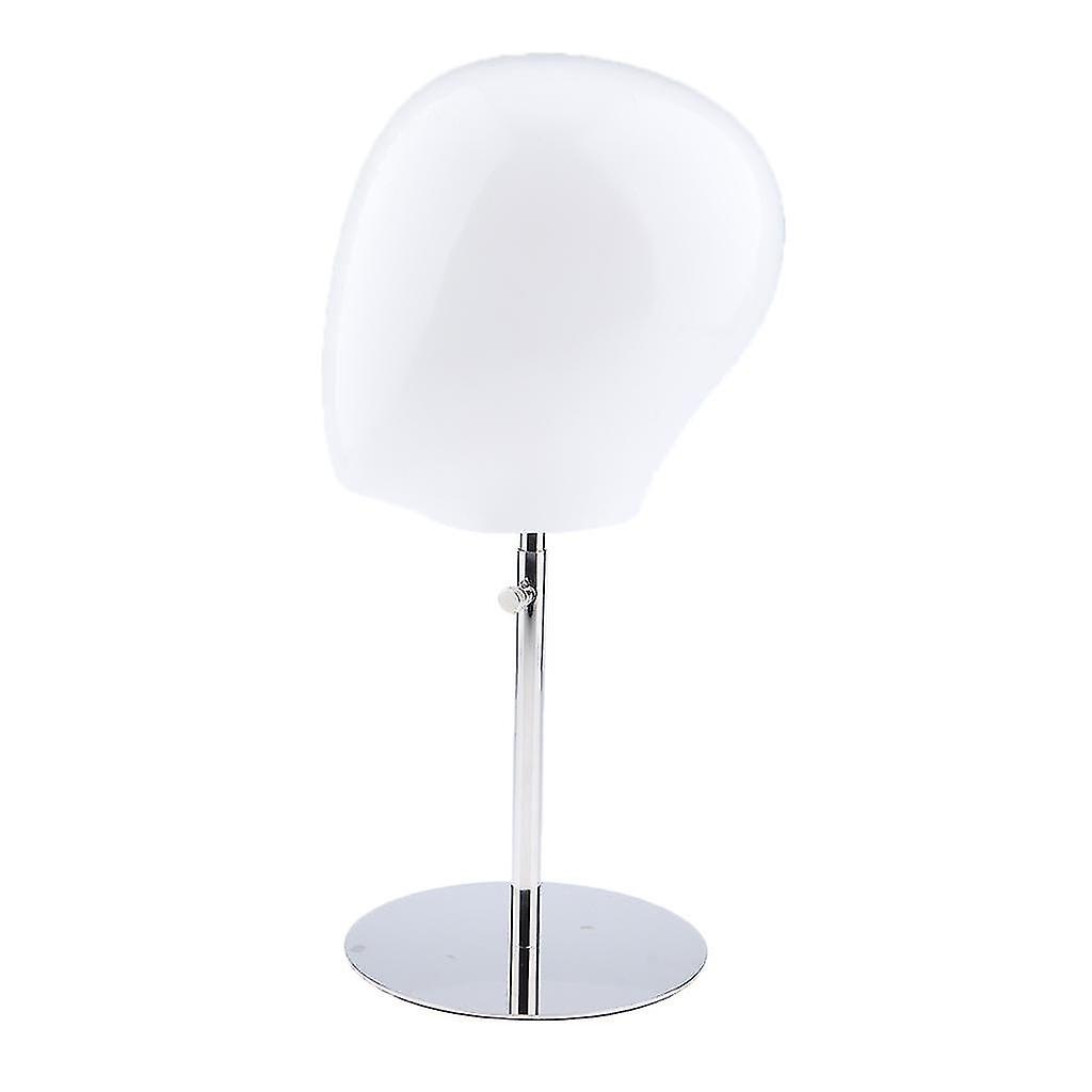 Adjustable Linen Cover Mannequin Head Hat Stand Display Rack Wig Holder